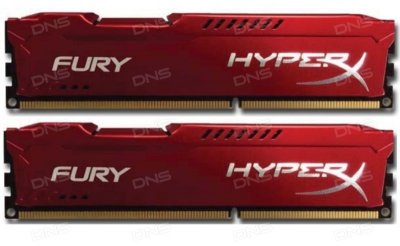   Kingston HyperX FURY Red Series [HX313C9FRK2/16] 16 