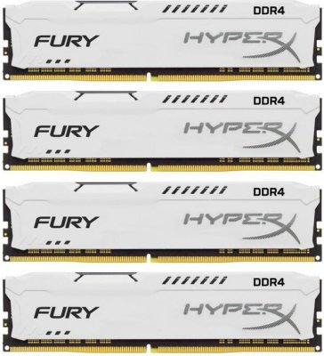   Kingston HyperX FURY White [HX424C15FWK4/64] 64 