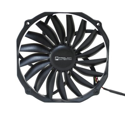  Prolimatech Ultra Sleek Vortex 14 [USV 14 Fan(Black)]