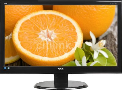  23.6" AOC E2450SWDAK Glossy-Black (LED, LCD, Wide, 1920x1080, 5 ms, 170/160, 250 cd/m, 20M