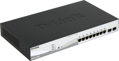  D-Link Web Smart Switch DGS-1210-10MP / F1A 8 x RJ45