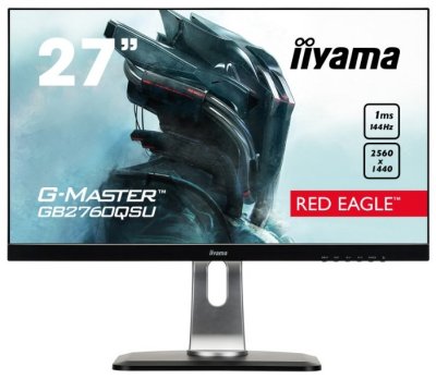  Iiyama GB2760QSU-B1 27"" Black 2560x1440/TFT TN/1ms/DP, DVI-D, HDMIx2, 2Wx2, Headph.Out, VES