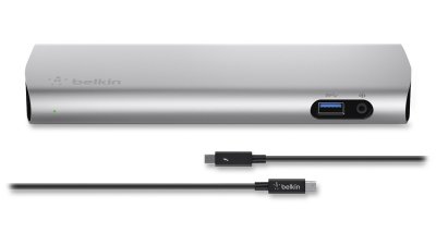 USB- Belkin Thunderbolt 3 Express Dock HD F4U095 ()