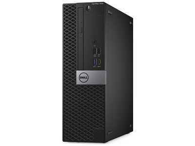 Dell OptiPlex 7050 SFF Black-Silver 7050-8336 (Intel Core i7-7700 3.6 GHz/8192Mb/1000Gb/DVD-RW/Intel