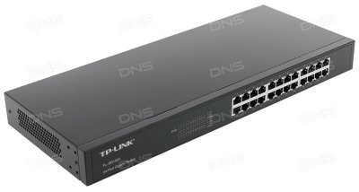  TP-Link TL-SG1024 24-port gigabit switch 10/100/1000Mbps, 1U rack mount, Steel case