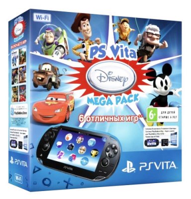   Sony PlayStation Vita 2000 console 3G + 16Gb Memory card +Mega Disney Pack VOUCHER