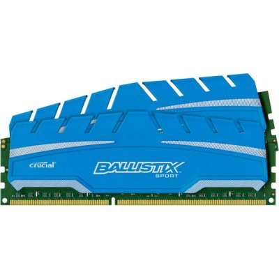   DDR3 1866MHz 16Gb (2x8Gb) Crucial Ballistix Sport XT 10.10.10.30 ( BLS2C8G3D18ADS3CEU )