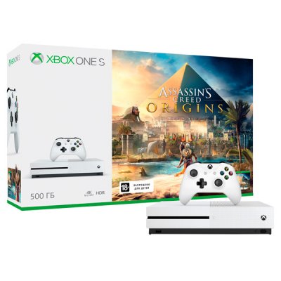   Xbox One Microsoft S 500GB + Assassin"s Creed Origins (ZQ9-00235)