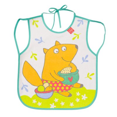   Happy Baby Bib With Hangers Fox Mint 16011