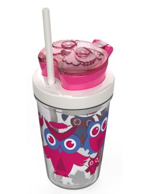   Contigo Snack Tumbler 350ml Pink contigo0626