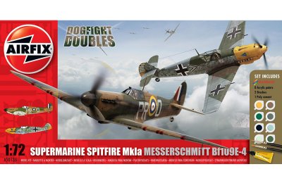  AIRFIX Dogfight Spitfire Bf-109 A50135