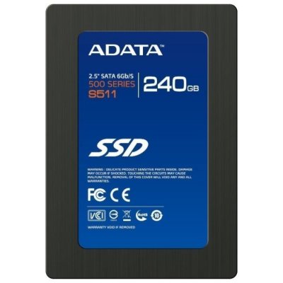 A-Data AS511S3-240GM-C   SSD 2.5"" S511 240GB MLC SATA-III 6Gb/s 52