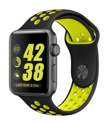  APPLE Watch 42mm Apres M/L Black-Yellow