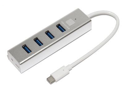  USB 5bites 4xUSB 3.0 - HB34C-309SL Silver