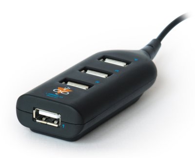  USB Konoos UK-02  USB 4-ports