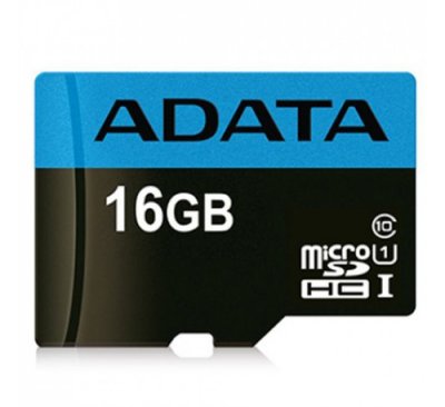   16Gb - A-Data Premier - Micro Secure Digital HC Class 10 UHS-I AUSDH16GUICL10_85-RA1 