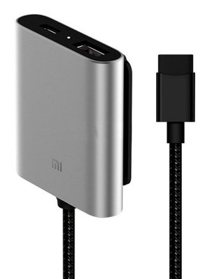   Xiaomi Car Charger QC 3.0 USB-A + USB-C Silver CCPJ01ZM