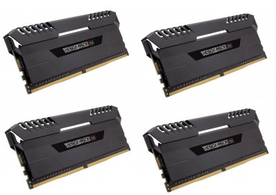   Corsair Vengeance RGB DDR4 DIMM 2666MHz PC4-21300 CL16 - 32Gb KIT (4x8Gb) CMR32GX