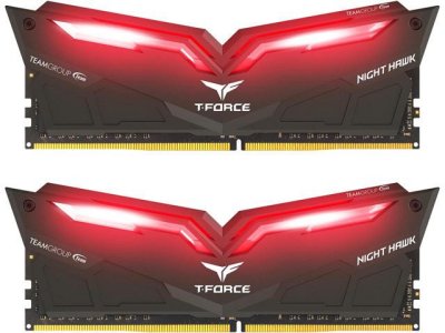   Team Group T-Force Night Hawk Red DDR4 DIMM 3200MHz PC4-25600 CL16 - 32Gb KIT (2x