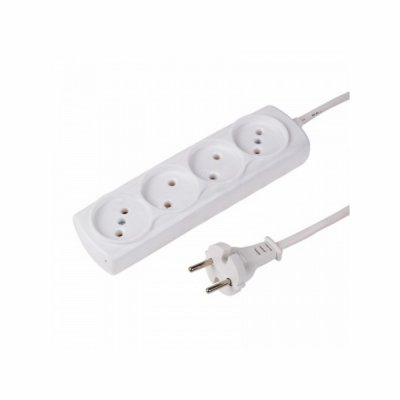  ProConnect 4 Sockets 5m White 11-2410