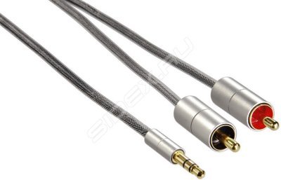  2xRCA (m) - Jack 3.5  (m) (Hama H-106331 Aluline) (1 )