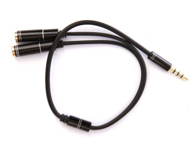  Jet.A 2.5 Jack-2x - 2.5 Jack JA-AC04 0.33m Black