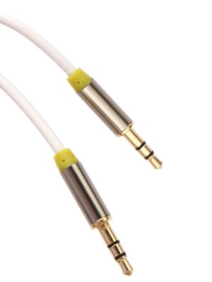  Jet.A 3.5mm Jack/M - 3.5mm Jack/M 1m White JA-AC01