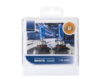  SVS White 5000K HB4 9006 55W + W5W White (2 )