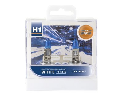   SVS White 5000K H1 55W + W5W White (2 )