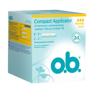  O.B. Compact Applicator Normal 16  3574661136356