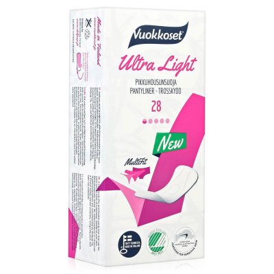  Vuokkoset 28 Ultra Light Pantyliner 70019