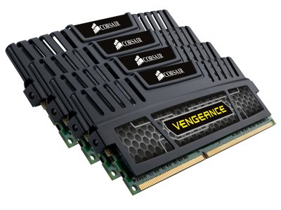   32Gb (4x8Gb) PC3-15000 1866MHz DDR3 DIMM Corsair Vengeance CMZ32GX3M4A1866C9 Reta