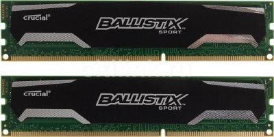   DDR-III 16Gb 1600MHz PC-12800 Crucial Ballistix (BLS2CP8G3D1609DS1S00CEU) 2*8KIT