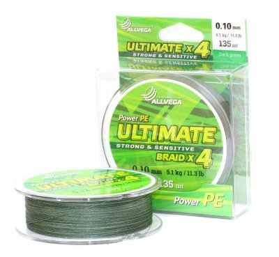   Allvega Ultimate 0.10mm 135m 5.1kg Dark Green U135DGR010