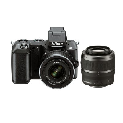  Nikon 1 V2 Kit 10-30 mm F/3.5-5.6 VR, 30-110 mm F/3.8-5.6 VR Black