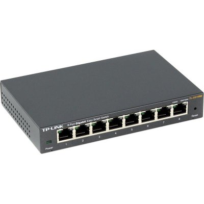  TP-LINK (TL-SG108) 8-Port Gigabit Desktop Switch (8UTP 10/100/1000 Mbps)