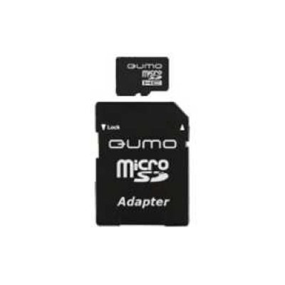   MicroSDHC 16GB QUMO Class10 + adp [QM16GMICSDHC10]