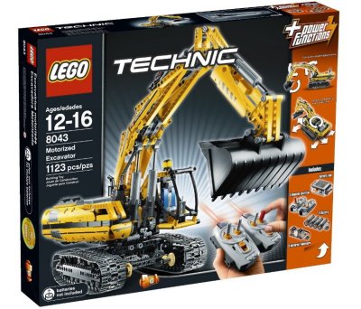  Lego Motorized Excavator 8043