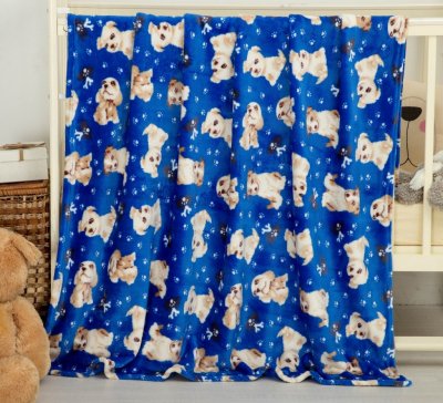  - Dog 130x150cm Blue 2796041