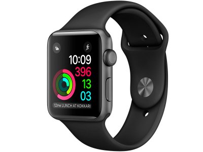   APPLE Watch 42mm Space Grey Aluminium Case with Black Sport Band MP032RU/A