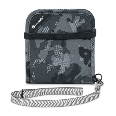  PacSafe RFIDsafe V100 Grey Camouflage