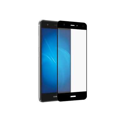   Huawei Nova Lite 2017 Red Line Full Screen Tempered Glass Black