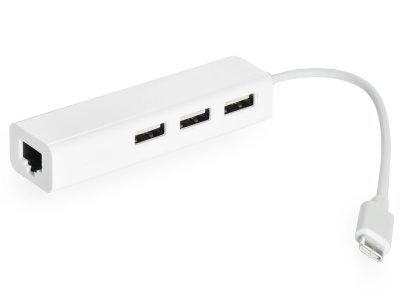  Gurdini HUB Ethernet adapter with 3 USB Port / Type-C  APPLE MacBook 12