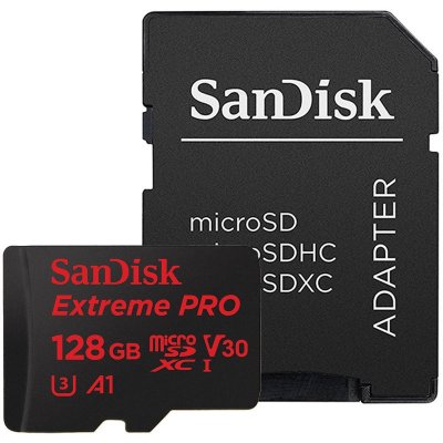   128Gb - SanDisk Extreme Pro Class 10 SDSQXCG-128G-GN6MA (!)