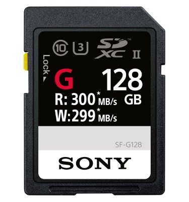   128Gb - Sony Secure Digital XC UHS-II Class 10 SF-G128 (!)