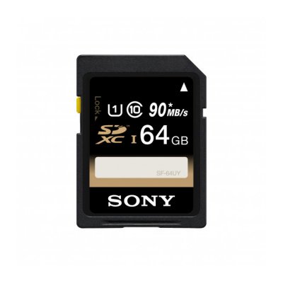   64Gb - Sony UHS-1 Class 10 Secure Digital SF-64UYT2 (!)