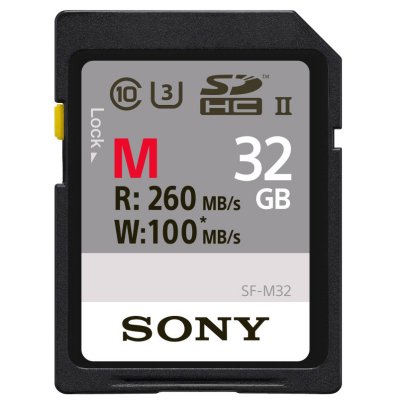   32Gb - Sony Secure Digital HC UHS-II Class 10 SF-M32 (!)