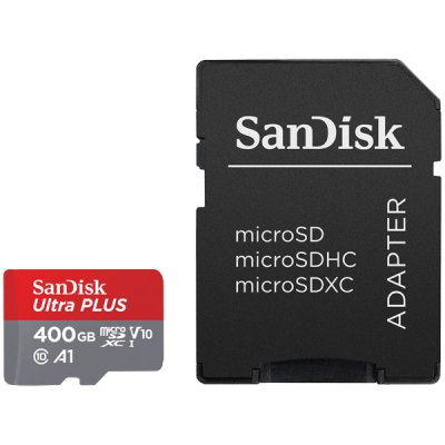   400Gb - SanDisk Ultra microSDXC A1 UHS Class 10 SDSQUAR-400G-GN6MA    S