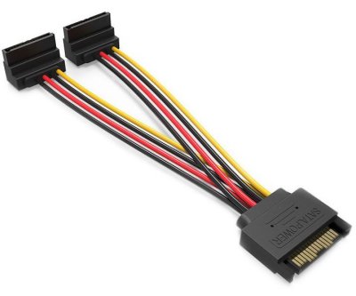  Vention SATA 15-pin/M - 2x SATA 15-pin/F 15cm KDBBB