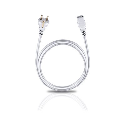  Oehlbach Powercord C13 1.5m White